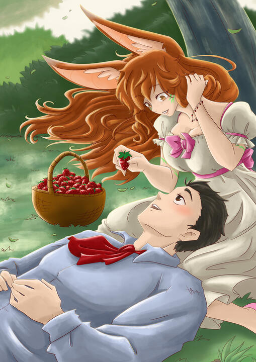 Full Body Style C w Simple BG &amp; +1 Character